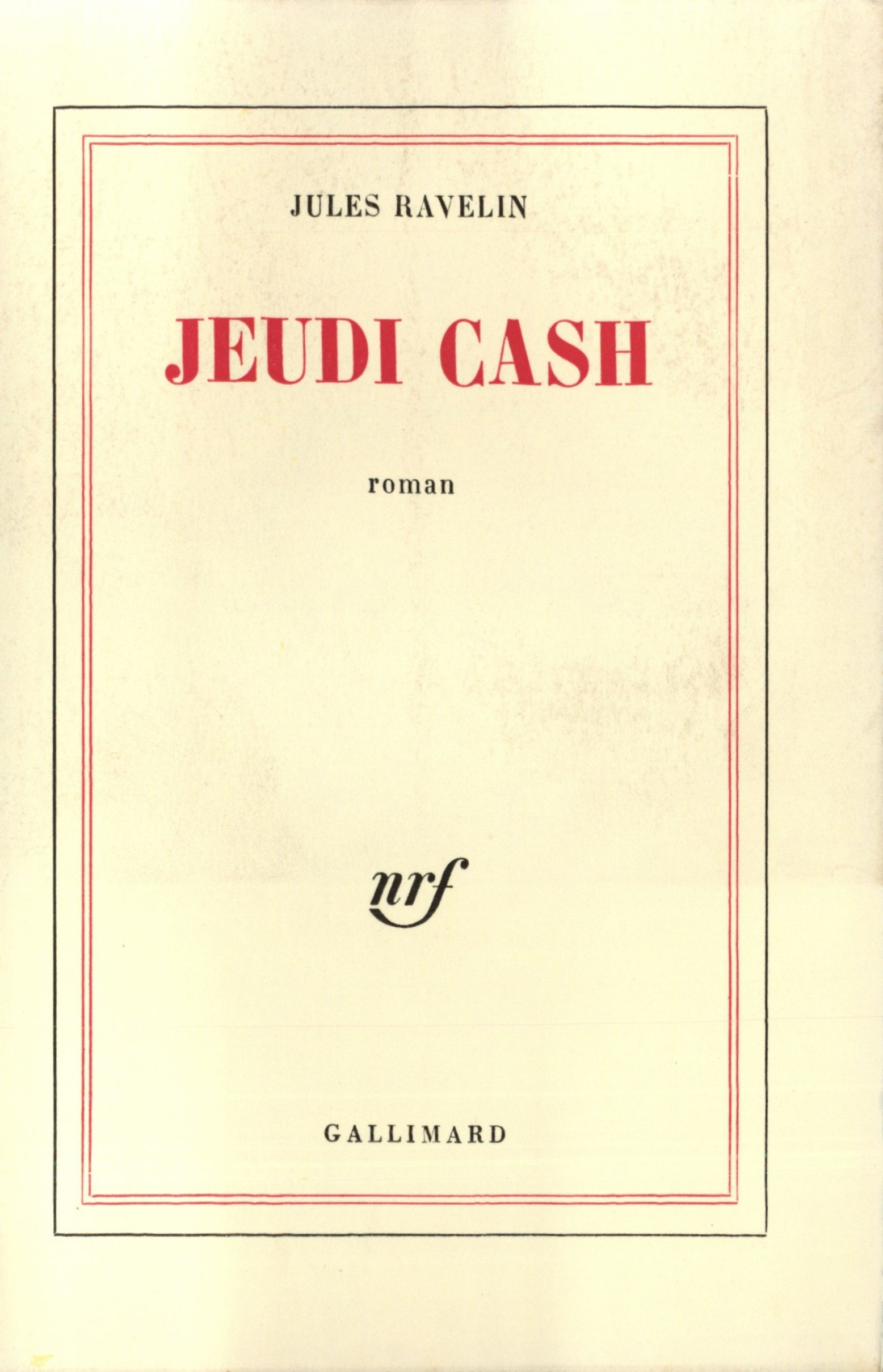 Jeudi cash (9782070253593-front-cover)