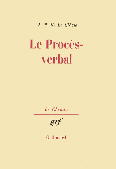 Le Procès-verbal (9782070238217-front-cover)