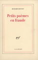 Petits poèmes en fraude (9782070212552-front-cover)