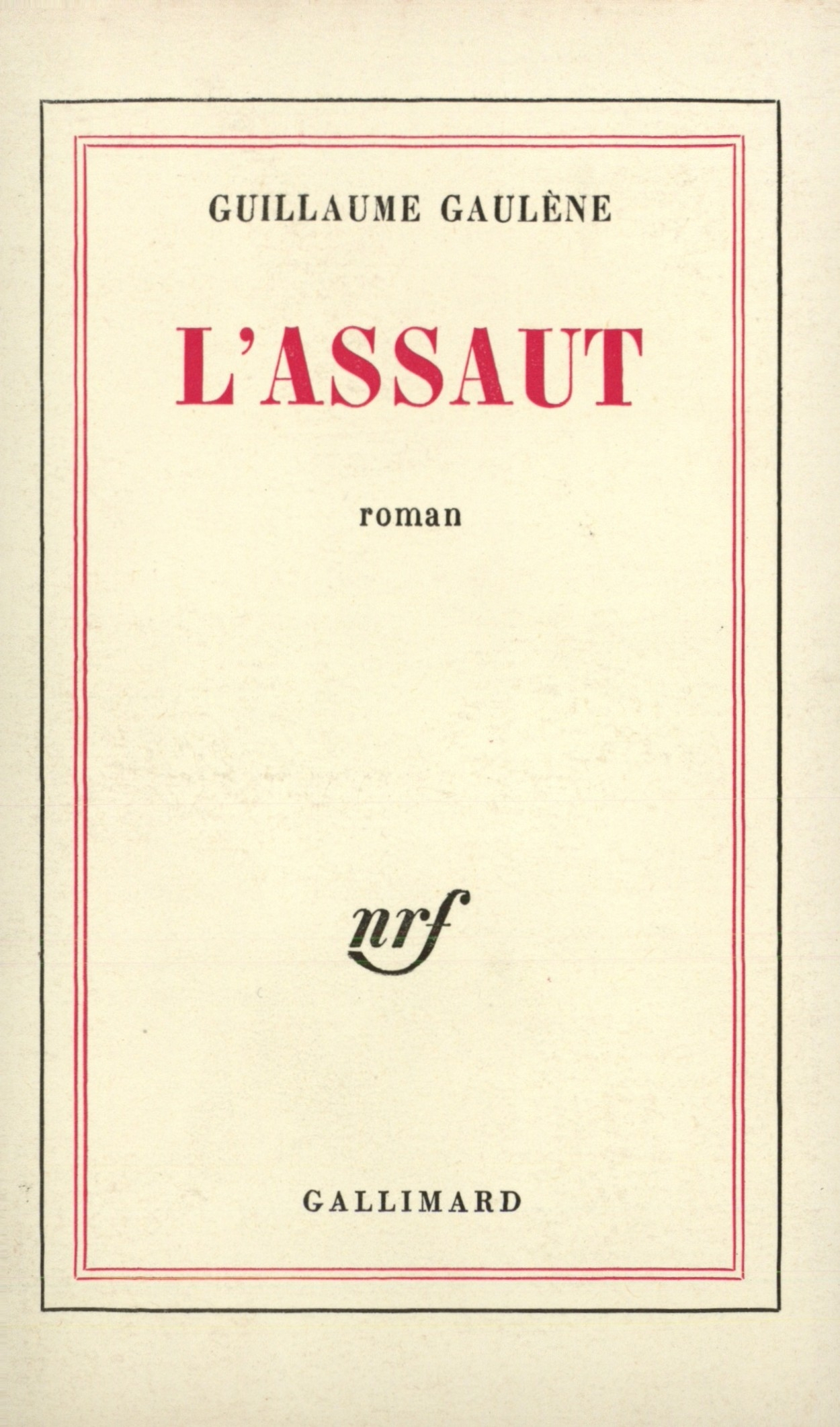 L'assaut (9782070227006-front-cover)