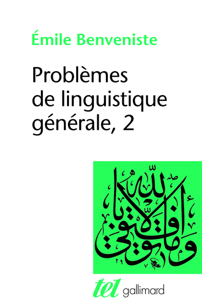 Problèmes de linguistique générale (9782070204205-front-cover)