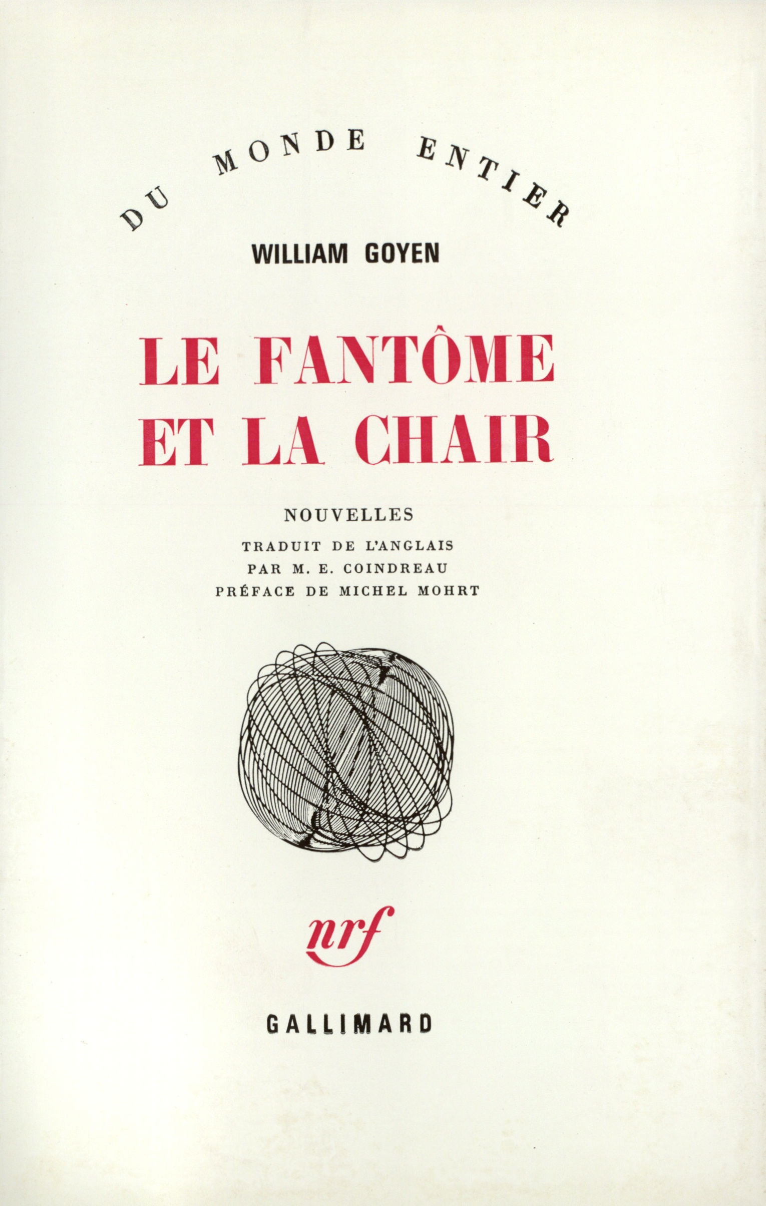 Le fantôme et la chair (9782070229079-front-cover)