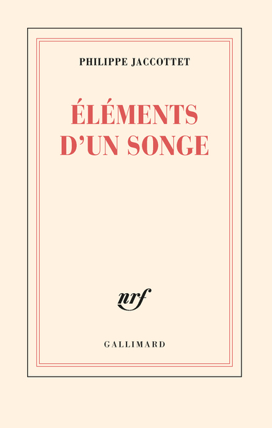 Éléments d'un songe (9782070233311-front-cover)
