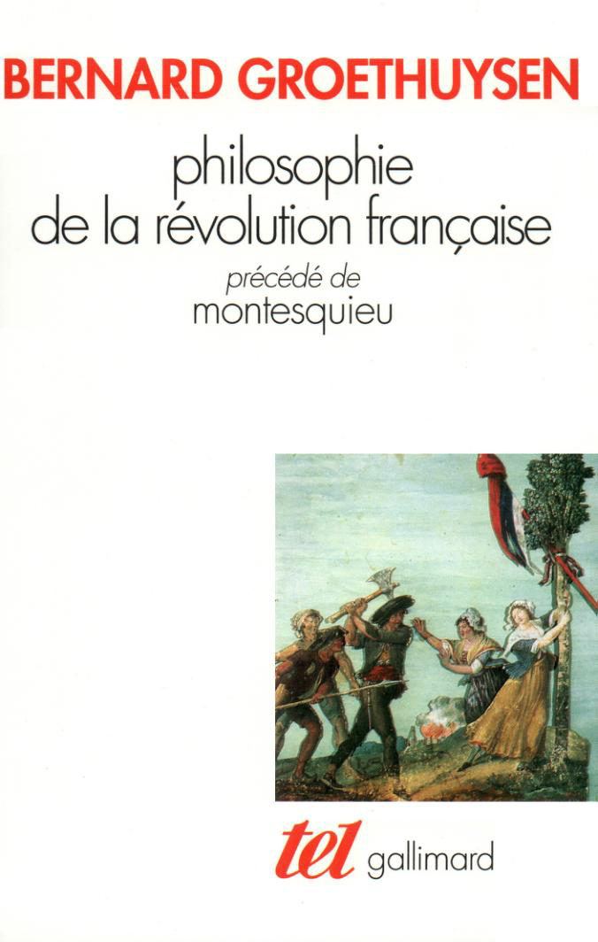 Philosophie de la Révolution française / Montesquieu (9782070209422-front-cover)