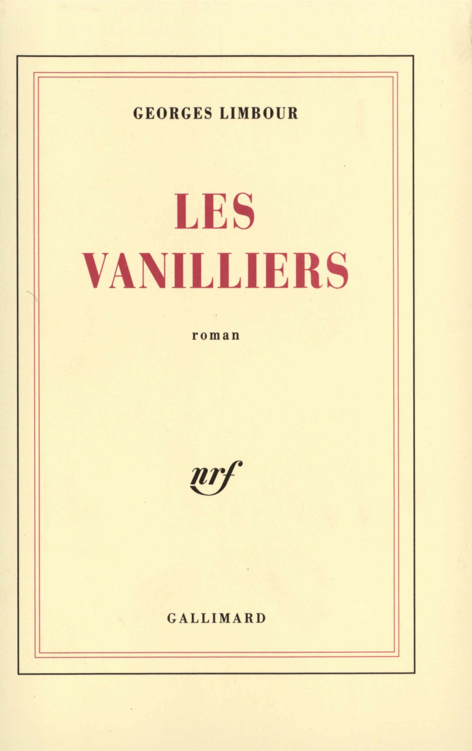 Les Vanilliers (9782070239597-front-cover)
