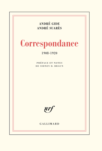 Correspondance, (1908-1920) (9782070227969-front-cover)
