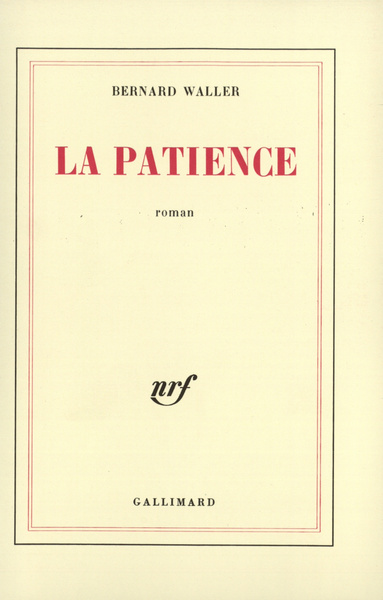 La patience (9782070223886-front-cover)