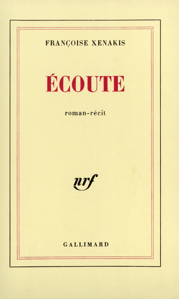 Écoute (9782070283712-front-cover)