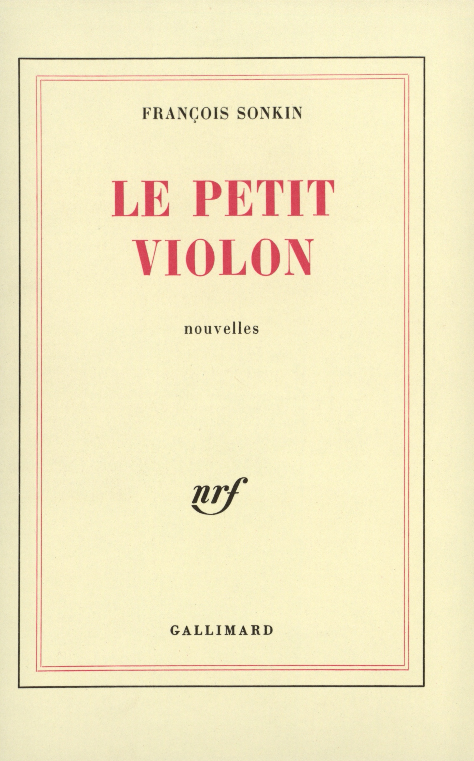 Le petit violon (9782070240524-front-cover)