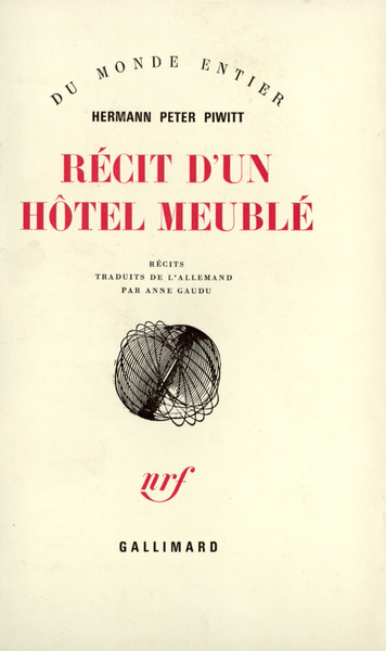 Récit d'un hôtel meublé (9782070272877-front-cover)