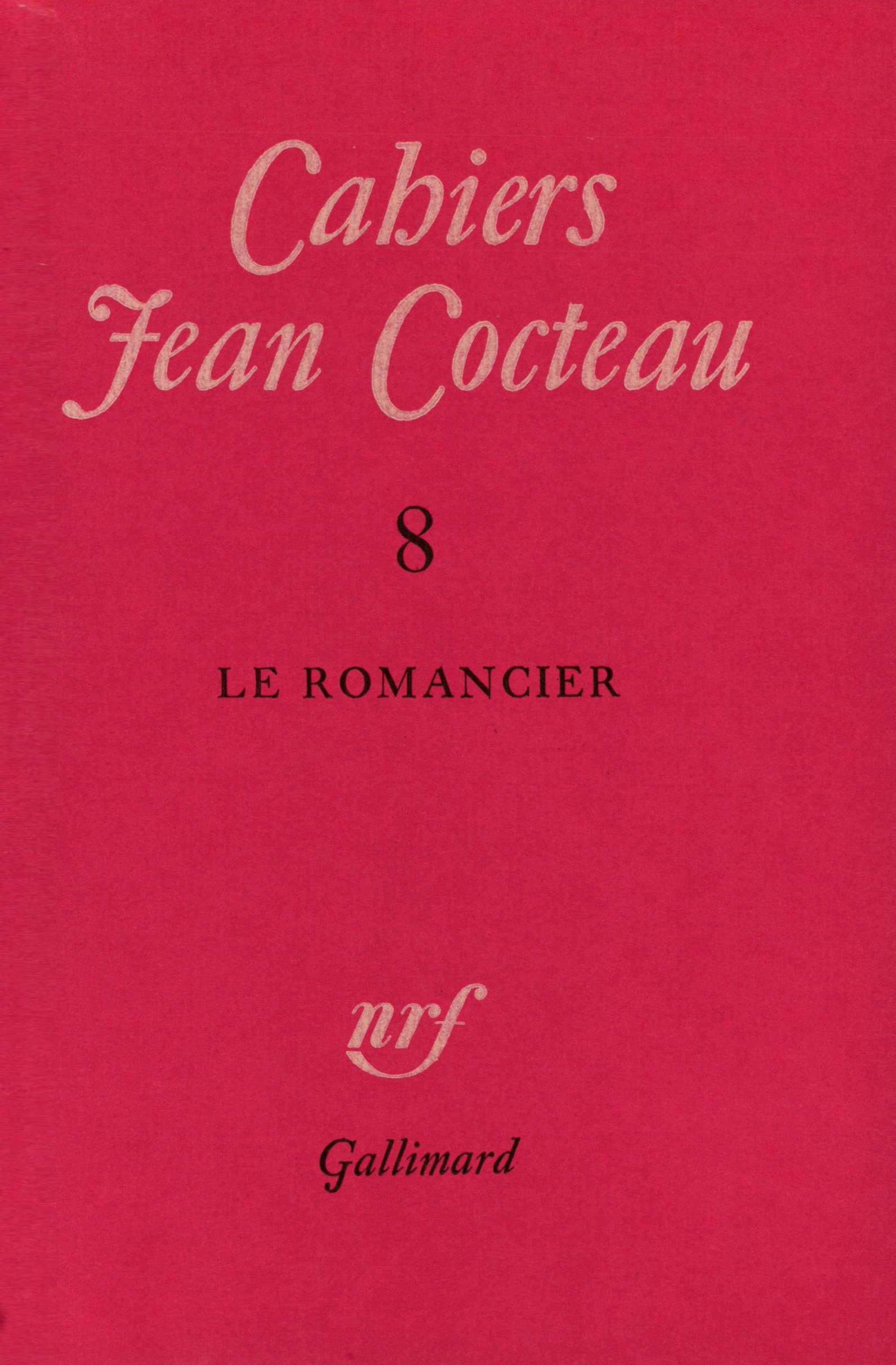 Le romancier (9782070200078-front-cover)