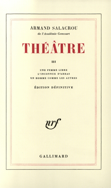Théâtre (9782070256990-front-cover)