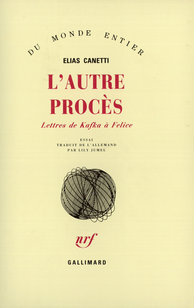L'autre procès, Lettres de Kafka à Felice (9782070281510-front-cover)