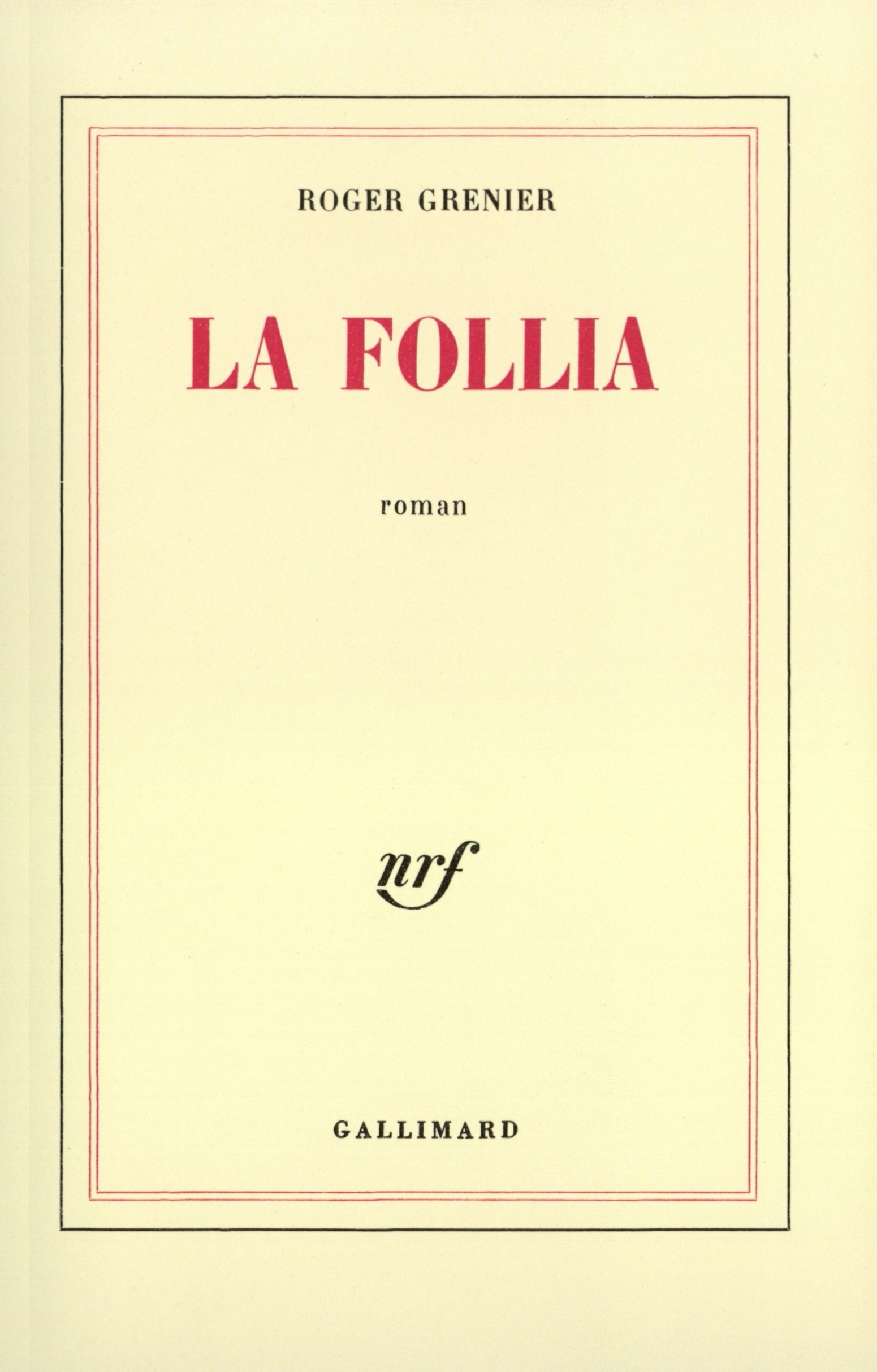 La Follia (9782070200337-front-cover)