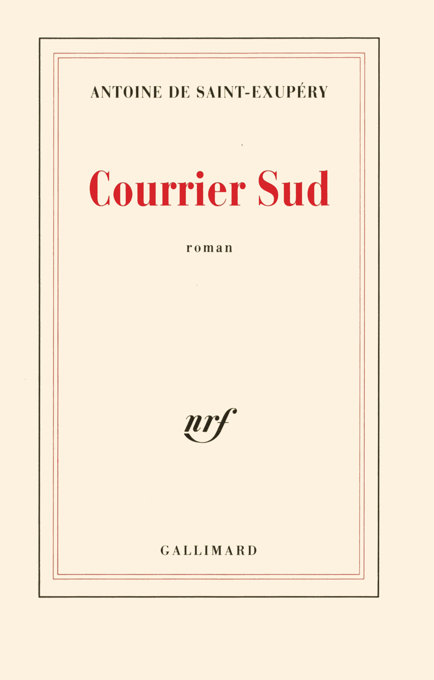 Courrier Sud (9782070256570-front-cover)