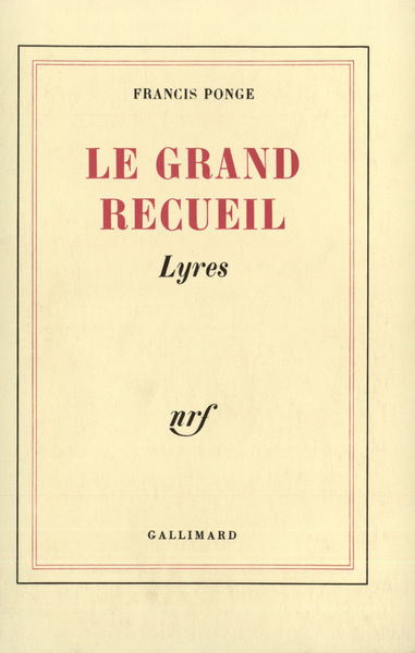 Le Grand recueil (9782070251636-front-cover)