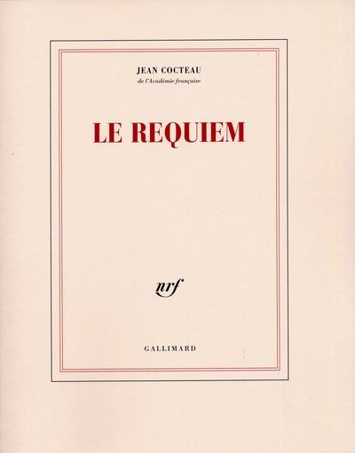 Le Requiem (9782070215959-front-cover)