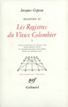 Les Registres du Vieux Colombier (9782070287772-front-cover)