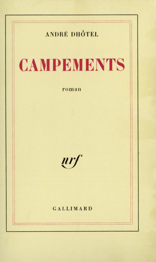 Campements (9782070219018-front-cover)