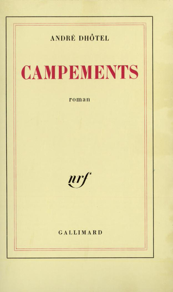 Campements (9782070219018-front-cover)