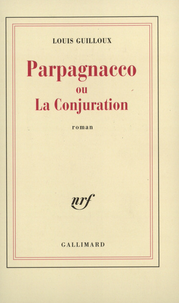 Parpagnacco ou La Conjuration (9782070230617-front-cover)
