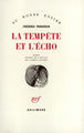 La Tempête et l'écho (9782070252688-front-cover)