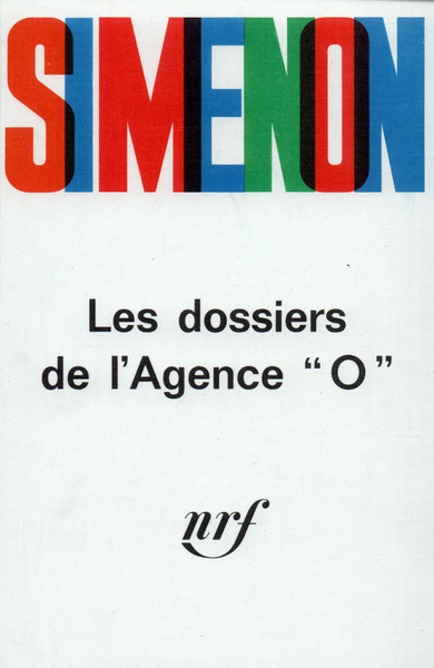 Les dossiers de l'Agence O (9782070259687-front-cover)