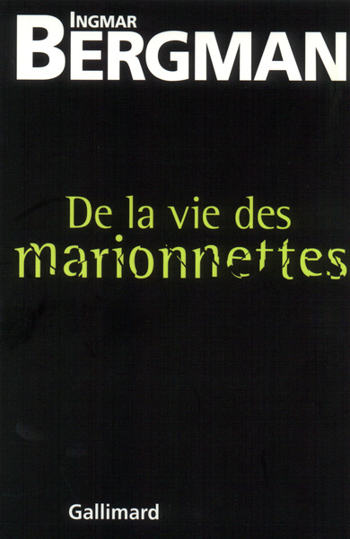 De la vie des marionnettes (9782070226931-front-cover)