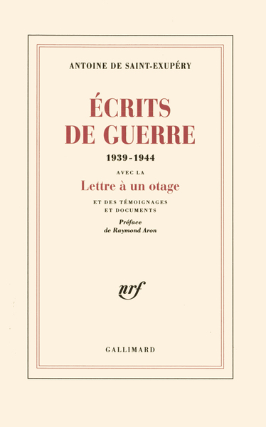 Écrits de guerre, (1939-1944) (9782070258932-front-cover)