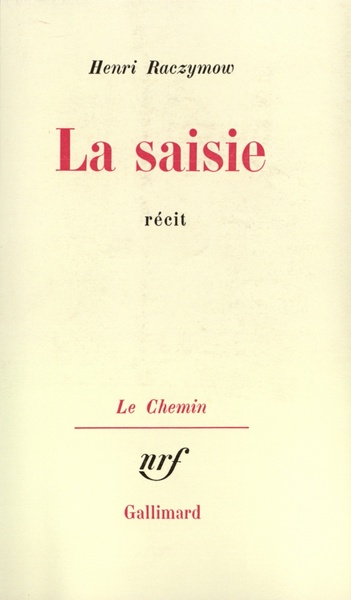 La Saisie (9782070285198-front-cover)