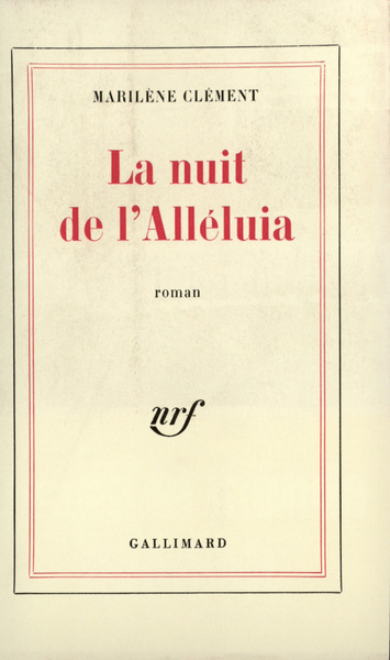 LA NUIT DE L'ALLELUIA (9782070269167-front-cover)