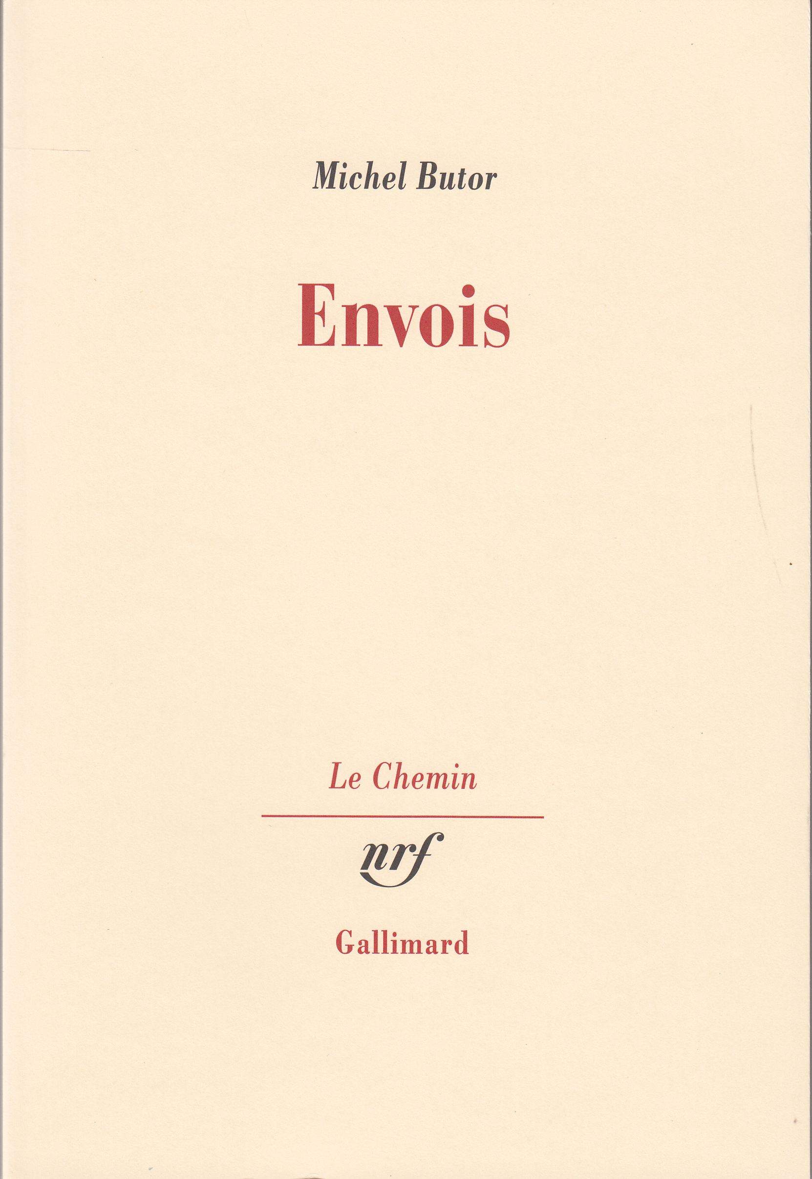 Envois (9782070204434-front-cover)