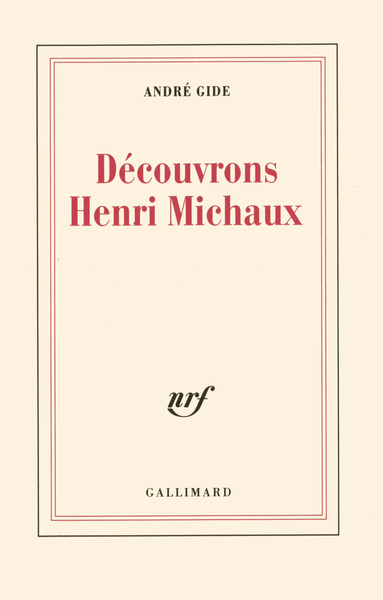 Découvrons Henri Michaux (9782070227846-front-cover)
