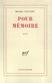 Pour mémoire (9782070239238-front-cover)