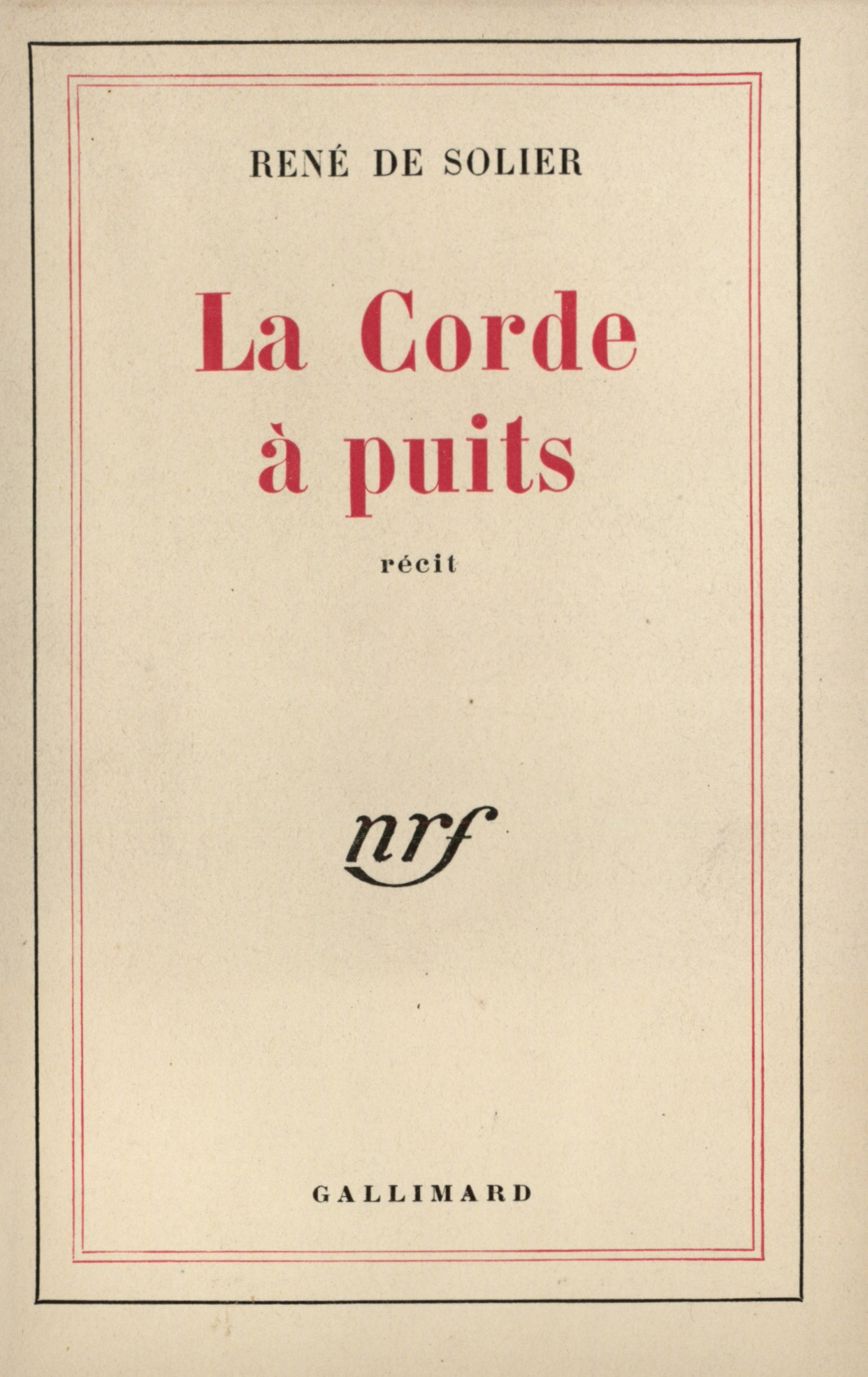 La Corde à puits (9782070260256-front-cover)