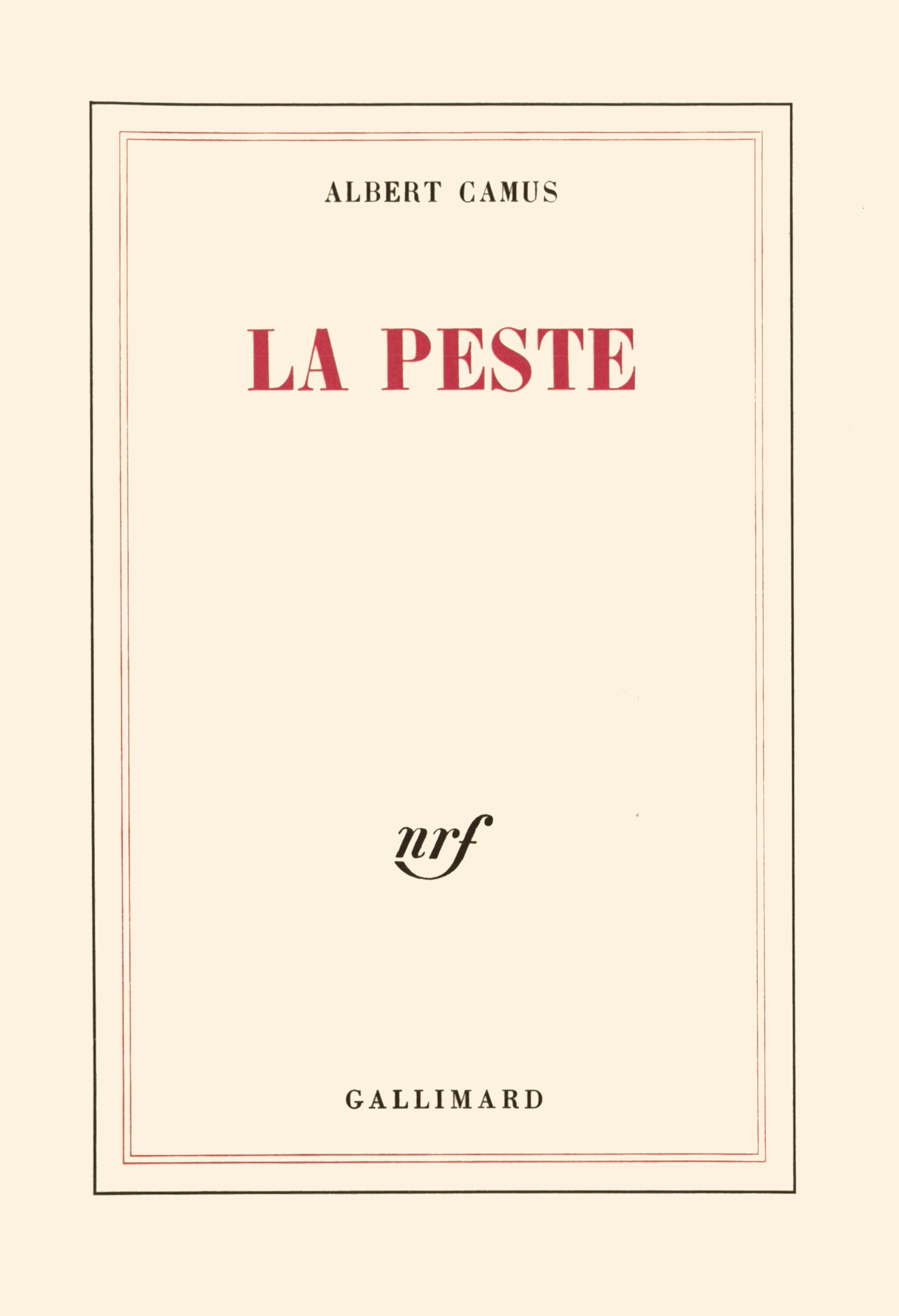 La Peste (9782070212033-front-cover)