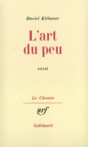 L'Art du peu (9782070246465-front-cover)
