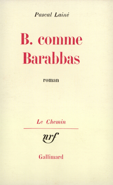B. comme Barabbas (9782070236824-front-cover)