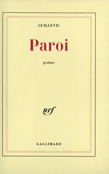 Paroi (9782070278374-front-cover)