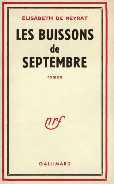 Les buissons de septembre (9782070247134-front-cover)