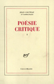 Poésie critique (9782070215911-front-cover)
