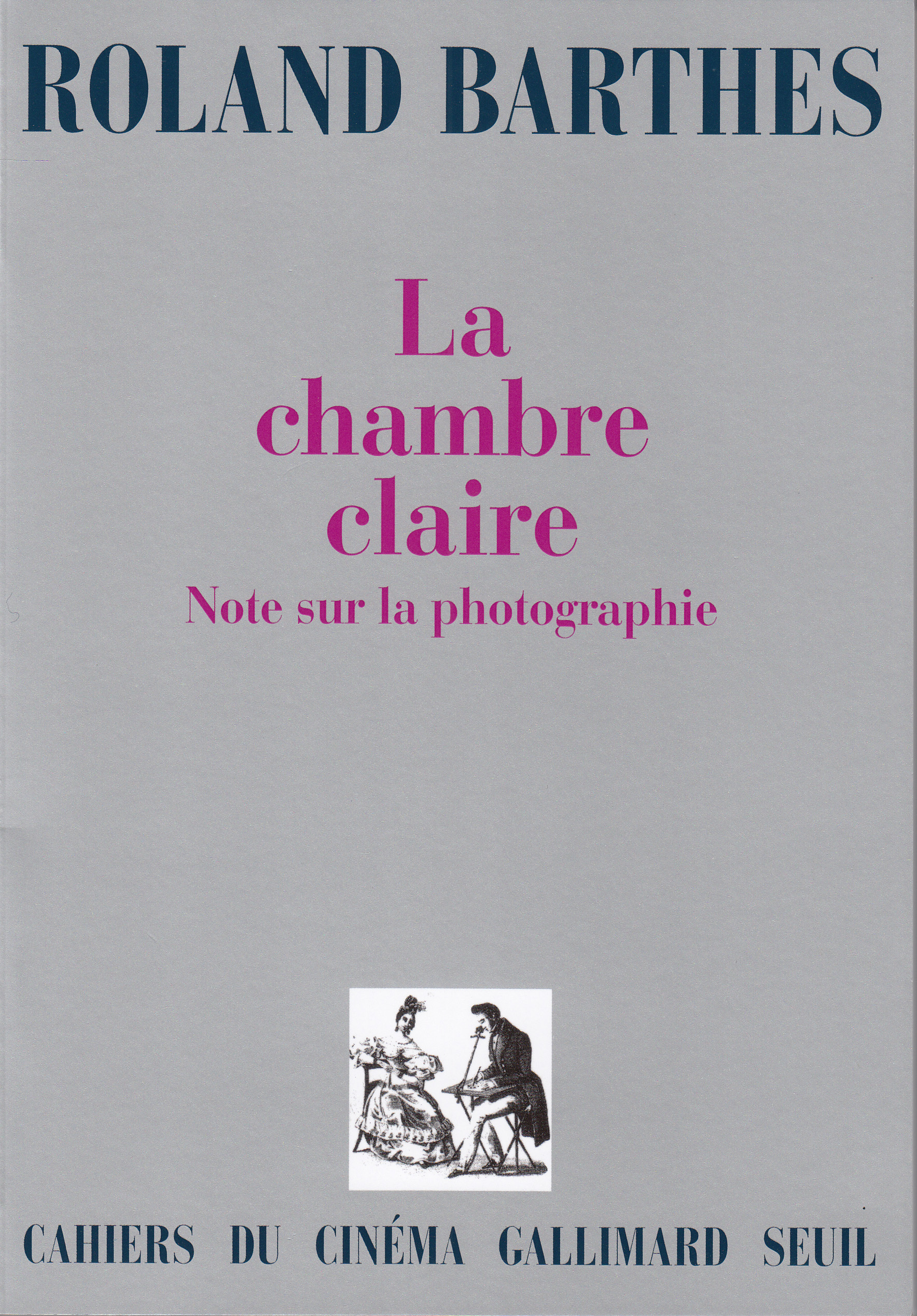 La Chambre claire, Note sur la photographie (9782070205417-front-cover)