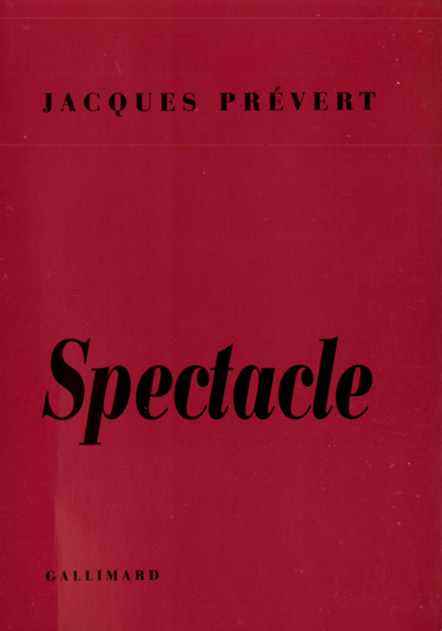 Spectacle (9782070252350-front-cover)