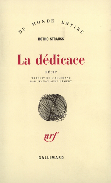 La Dédicace (9782070286430-front-cover)