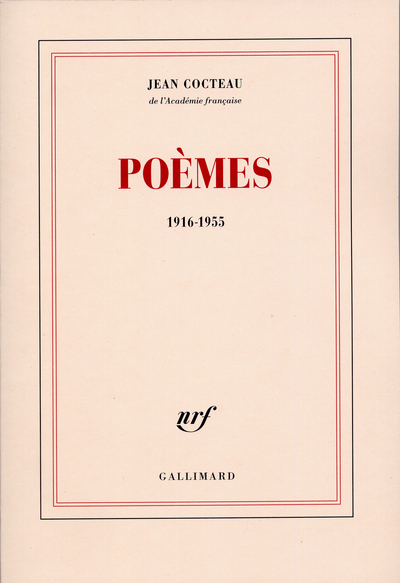 Poèmes, (1916-1955) (9782070215904-front-cover)