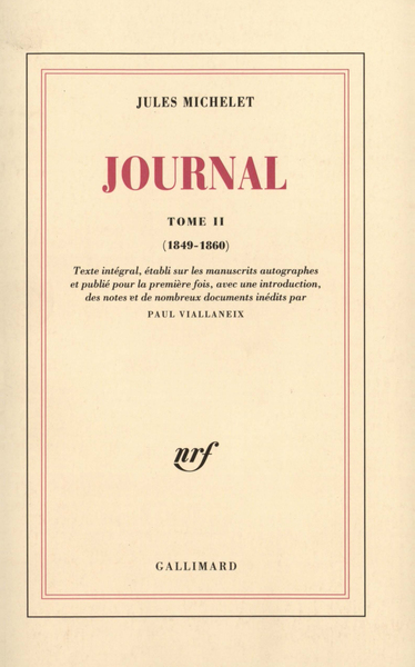 Journal, 1849-1860 (9782070244676-front-cover)