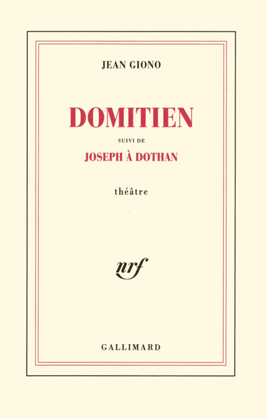 Domitien / Joseph à Dothan (9782070228324-front-cover)