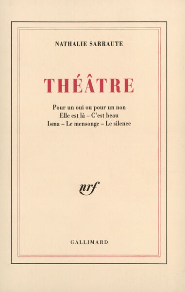 Théâtre (9782070285723-front-cover)