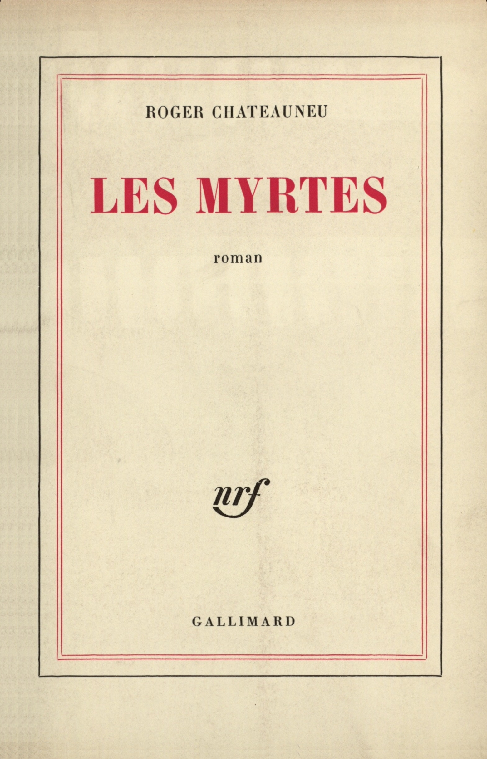 Les Myrtes (9782070269020-front-cover)