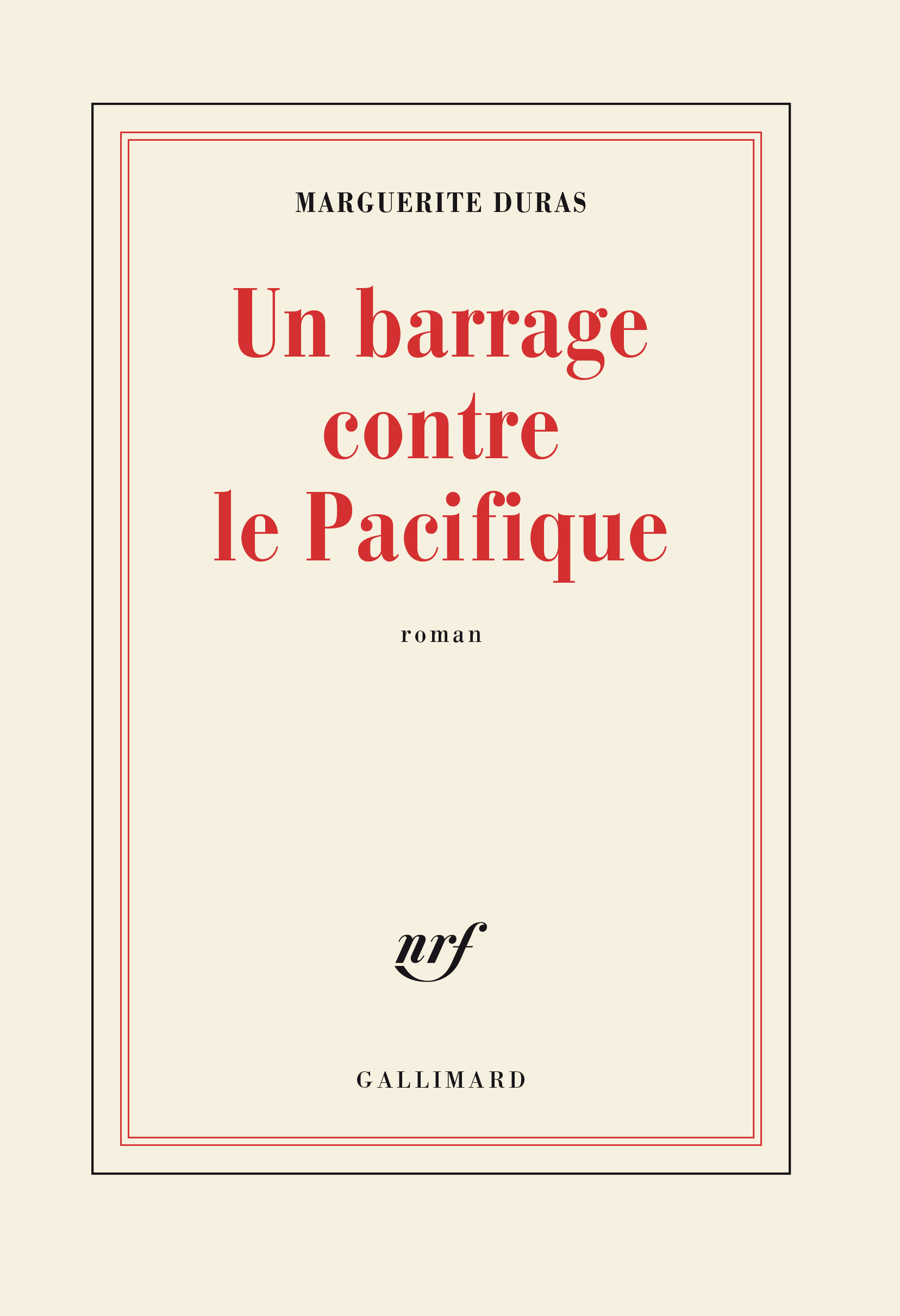 Un barrage contre le Pacifique (9782070220939-front-cover)